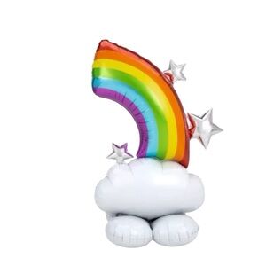 St. Patrick’s Half Rainbow Balloon 36in wide x 52in tall.